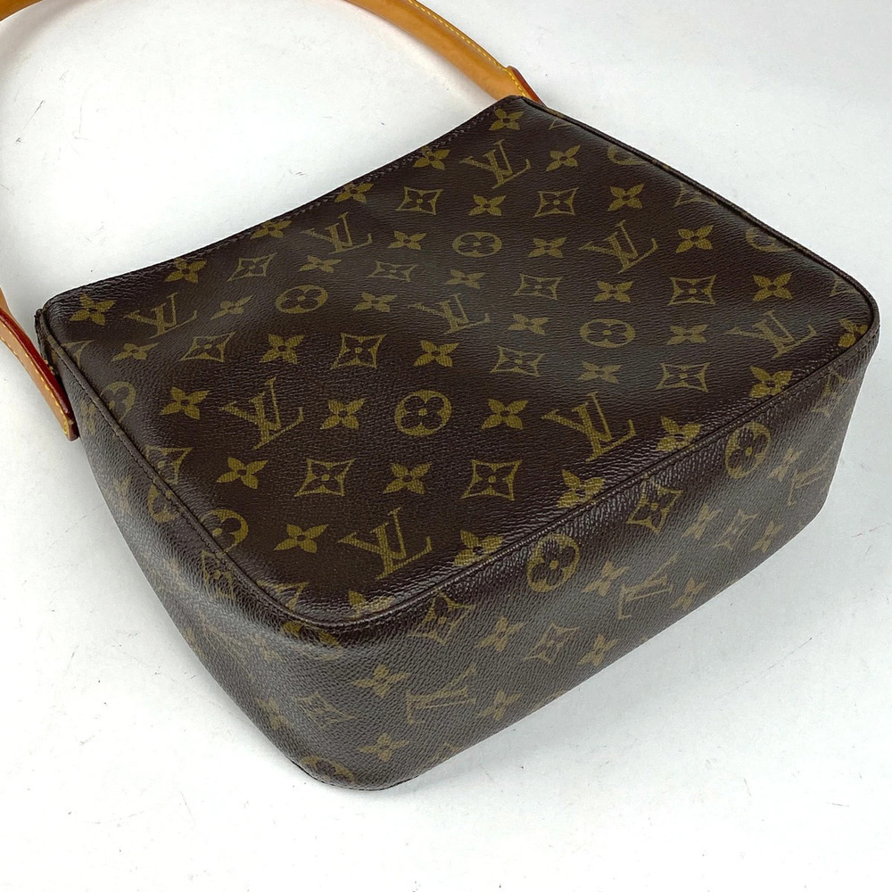 Louis Vuitton Bag Shoulder Monogram Looping Brown